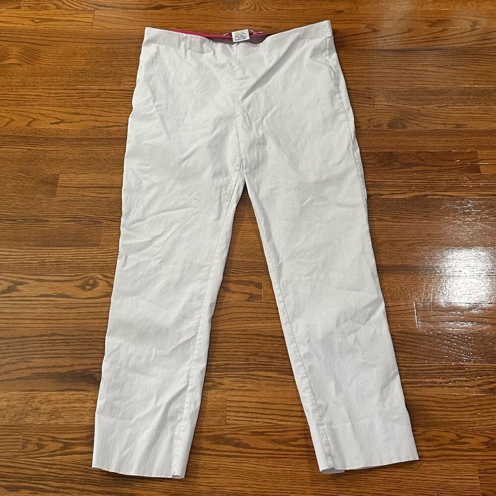 Gretchen Scott Designs Crisp White Straight Leg Pants